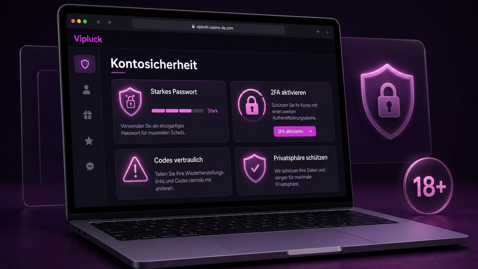Sicherheit des Kontos verbessern