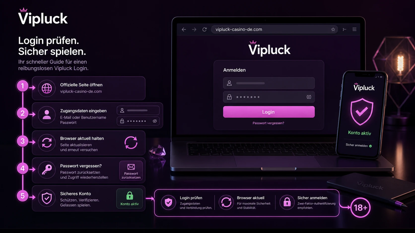 Fazit zum Vipluck Casino Login